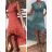 Women's Viscose Lace Dress (S / M / L ONE SIZE) ITALIAN FASHION IMWB221542