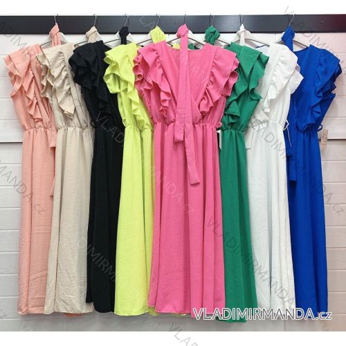 Summer short sleeve summer dress (S / M ONE SIZE) ITALIAN FASHION IMWY21019