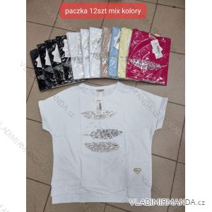 Tričko krátký rukáv dámské (S-XL) TURECKÁ MÓDA TMWG22G5325