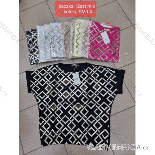 Women's short sleeve t-shirt (S-XL) TURKISH FASHION TMWG22G5325