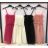 Women's Long Flared Dress Carmen Shoulders (S / M ONE SIZE) ITALIAN FASHION IMWA221622