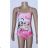 One-piece swimwear masha and bear baby girl (3-8 years) SETINO 910-441