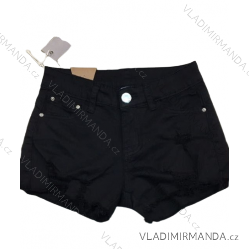 Jeans shorts women (25-30) GOURD MA119GD2318-DK black 27