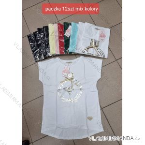 Tričko krátký rukáv dámské (S-XL) TURECKÁ MÓDA TMWG22G5325