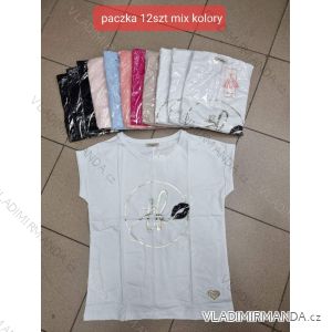 Tričko krátký rukáv dámské (S-XL) TURECKÁ MÓDA TMWG22G5325