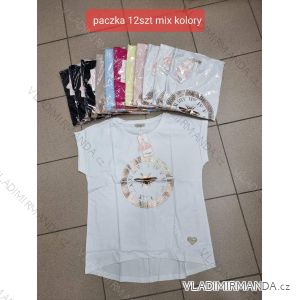 Tričko krátký rukáv dámské (S-XL) TURECKÁ MÓDA TMWG22G5325