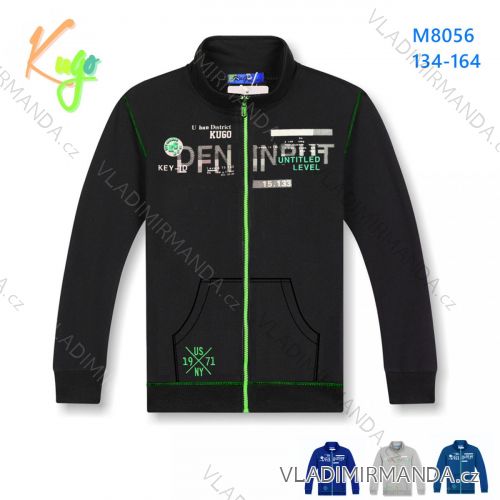 Sweatshirt warm warm-up girl zip (134-164) KUGO M2513