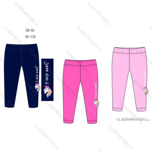 Leggings 3/4 short children's girls (98-128) SEZON SEZ22DM-80