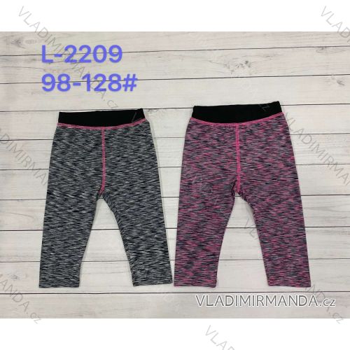 Leggings short functional sports children's girls (98-128) SEZON SEZ22L-2209