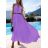 Women's long sleeveless summer dress (S / M ONE SIZE) ITALIAN FASHION IMD21551