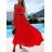 Women's long sleeveless summer dress (S / M ONE SIZE) ITALIAN FASHION IMD21551