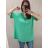 Tunic / blouse long sleeve women's oversized (3XL / 4XL ONE SIZE) ITALIAN FASHION IMWQ2191650 3xl / 4xl white