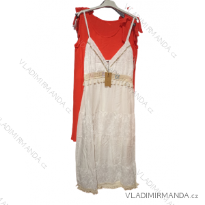 Women's lace dress on straps (S / M ONE SIZE) ITALIAN FASHION IMH22158