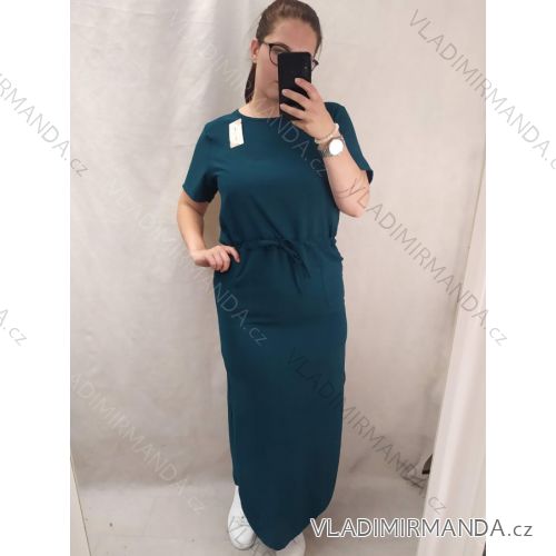 Women's Long Sleeved Short Sleeve Dress Plus Size (M / L / XL / 2XL ONE SIZE) ITALIAN FASHION IMD22489