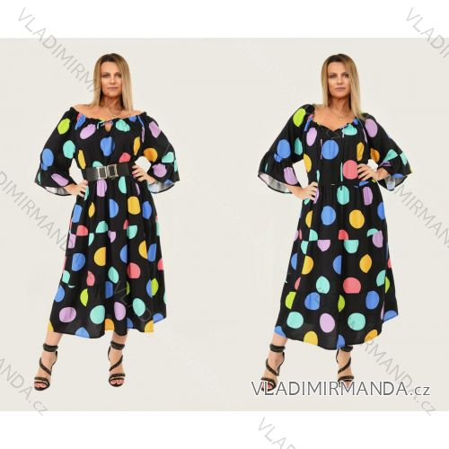 Women's short sleeve dress oversized (L-3XL) POLISH FASHION PMF20013