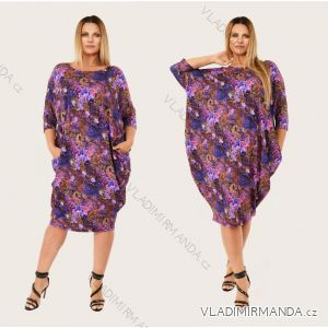 Women's short sleeve dress oversized (L-3XL) POLISH FASHION PMF20013