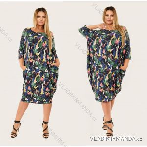 Women's short sleeve dress oversized (L-3XL) POLISH FASHION PMF20013