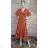 Women's Long Sleeve Dress Plus Size (XL / 2XL / 3XL ONE SIZE) POLISH FASHION PMLT22003