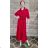 Women's Long Sleeve Dress Plus Size (XL / 2XL / 3XL ONE SIZE) POLISH FASHION PMLT22003