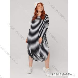 Women's Long Sleeve Dress Plus Size (XL / 2XL / 3XL ONE SIZE) POLISH FASHION PMLT22003