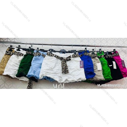 Women's stretch shorts shorts women (S / M ONE SIZE) ITALIAN FASHION IMWC222171