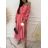 Women's Long Summer Chiffon Dress Long Sleeve Women (S / M ONE SIZE) ITALIAN FASHION IMWG222179