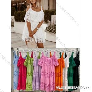 Women's lace dress on straps (S / M ONE SIZE) ITALIAN FASHION IMWOP22OP0290