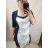 Women's short sleeve dress oversized (L-3XL) POLISH FASHION PMF20013