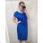 Women's short sleeve dress oversized (L-3XL) POLISH FASHION PMF20013