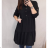 Shirt Dress 3/4 Sleeve Ladies (UNI XS-M) ITALIAN FASHION IM120068