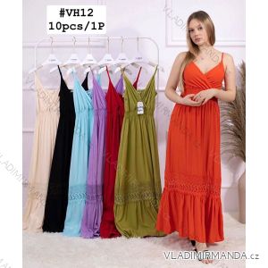 Women's long summer dress straps (M-2XL) ITALIAN FASHION IMWE22WH12