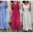 Women's long flip-flops summer dress (S / M ONE SIZE) ITALIAN FASHION IMWB222455