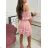 Carmen summer chiffon summer dress (S / M ONE SIZE) ITALIAN FASHION IMWA222561
