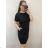 Short sleeve dress classic with pockets (uni s-l) ITALIAN FASHION IM120003
