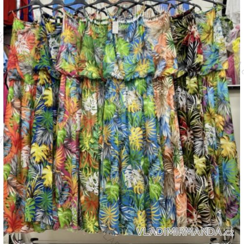 Women's long chiffon summer dress (S / M ONE SIZE) ITALIAN FASHION IMWB222509