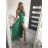 Women's long satin dress with variable binding summer (S / M / L ONE SIZE) ITALIAN FASHION IMM2250677