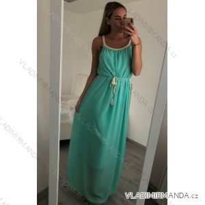 Women's long summer sleeveless dress (UNI SM) ITALIAN MODE IMD20200IM4