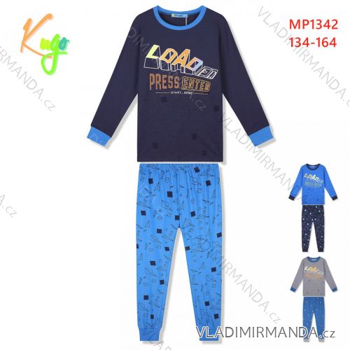 Boys' long pajamas (134-164) KUGO MP1342