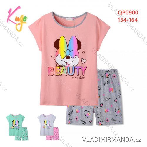 Girls' short pajamas (134-164) KUGO MP1507