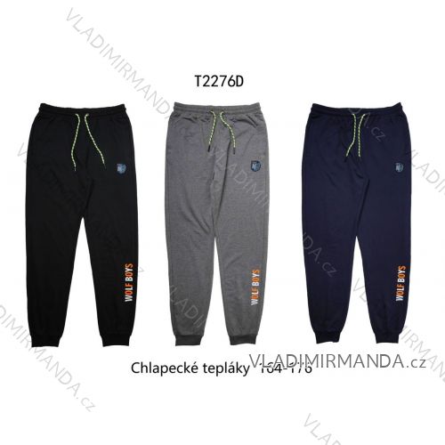 Sweatpants long youth adolescent boys (104-134) WOLFT2076B