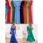 Women's Long Sleeveless Summer Dress (S / M ONE SIZE) ITALIAN FASHION IMWOP22OP0377