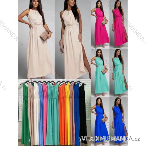 Women's long chiffon summer dress (S / M ONE SIZE) ITALIAN FASHION IMWOP22OP0365