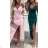 Women's elegant long strapless dress (S / M ONE SIZE) ITALIAN FASHION IMWE22100