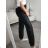 Buttoned Dress with Buttoned Ladies (uni s-m) ITALIAN FASHION IM2203948 black S/M