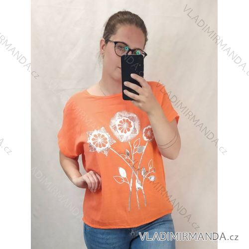 Tunic / blouse long sleeve women's oversized (3XL / 4XL ONE SIZE) ITALIAN FASHION IMWQ2191650