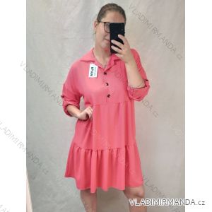 Shirt Dress 3/4 Sleeve Ladies (UNI XS-M) ITALIAN FASHION IM120068