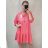 Shirt Dress 3/4 Sleeve Ladies (UNI XS-M) ITALIAN FASHION IM120068