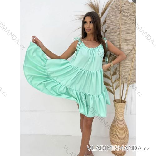 Summer long tulle dress carmen women (S / M ONE SIZE) ITALIAN FASHION IMWA222461