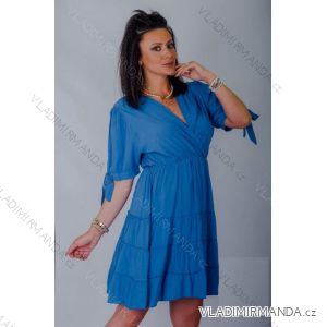 Summer short sleeve summer dress (S / M ONE SIZE) ITALIAN FASHION IMWY21019