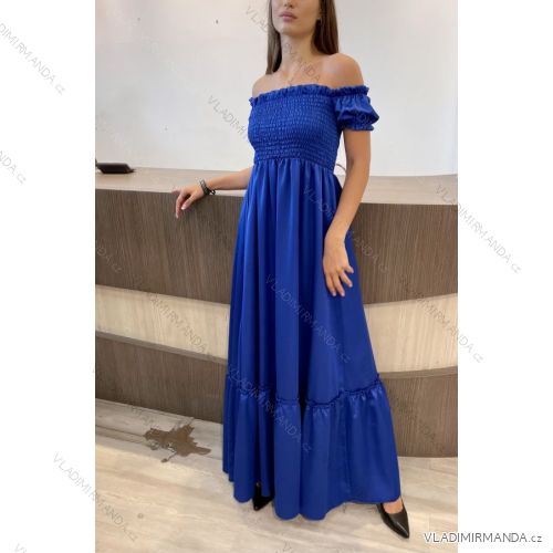 Women's long summer dress carmen (S / M ONE SIZE) ITALIAN FASHION IMPDY22LS17467